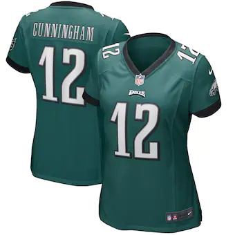 womens nike randall cunningham midnight green philadelphia 